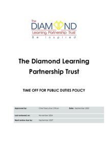 DLPT Time Off For Public Duties Policy 2025 - The Diamond Learning Trust