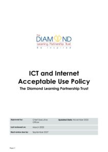 DLPT ICT and Internet Acceptable Use Policy 2025 - The Diamond Learning ...